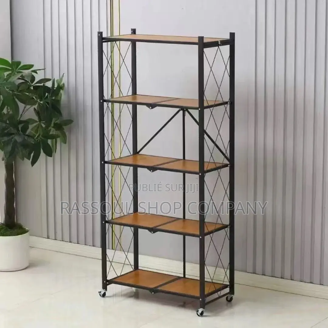 Etagere De Rangement en Fer Et Bois Prix:17500f