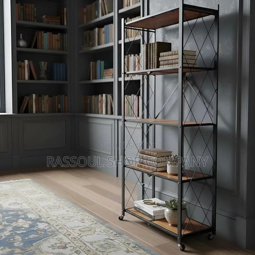 Etagere De Rangement en Fer Et Bois Prix:17500f