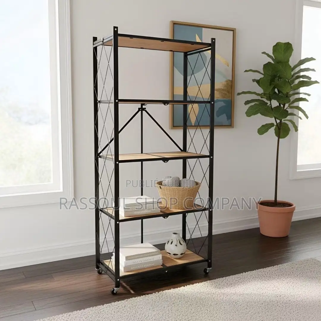 Etagere De Rangement en Fer Et Bois Prix:17500f