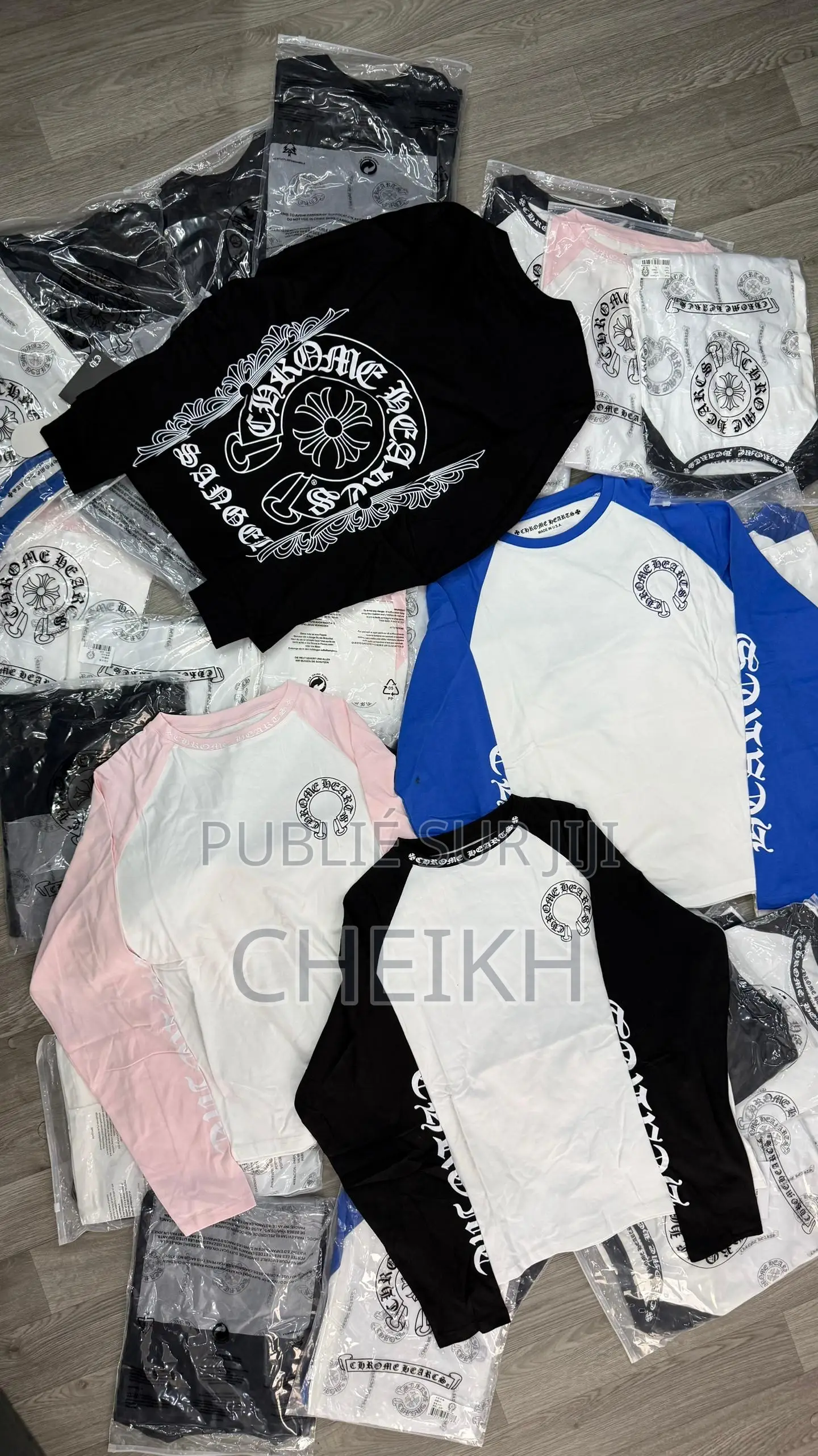 T-Shirt Manches Longues Chrome Hearts Raglan