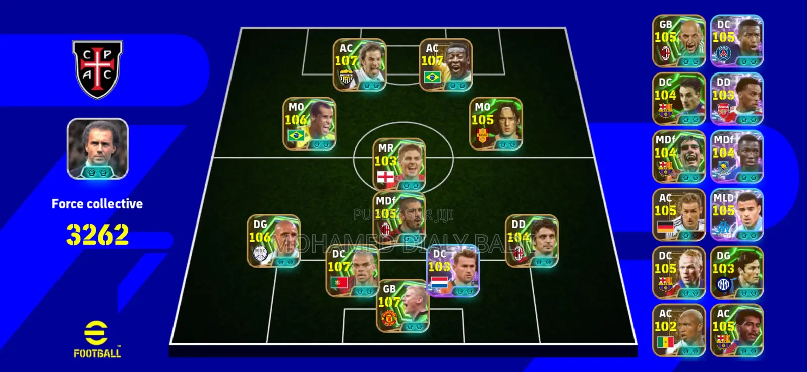 Vente Compte Efootball Mobile