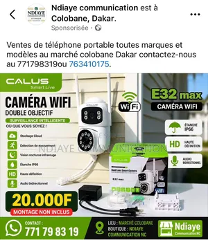 Caméra De Surveillance Modèle Wifi Et 4g