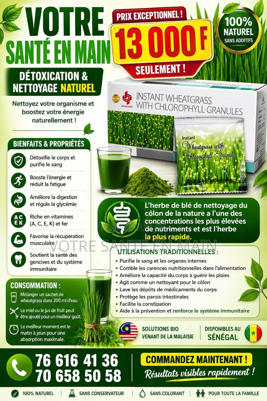 Herbe De Blé Instantanée