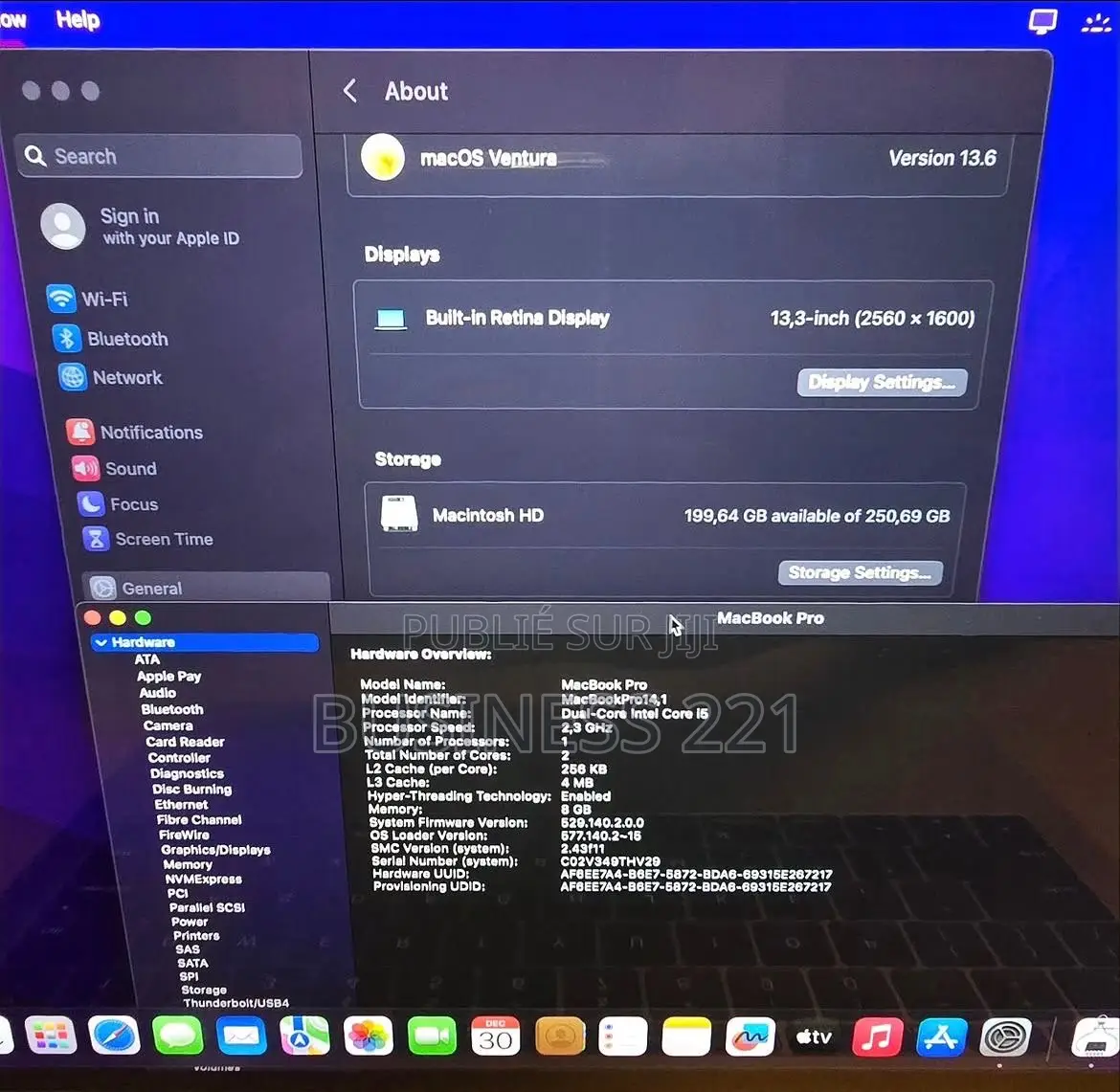 Nouveau Apple MacBook 2017 8GB Intel Core i5 SSD 256GB