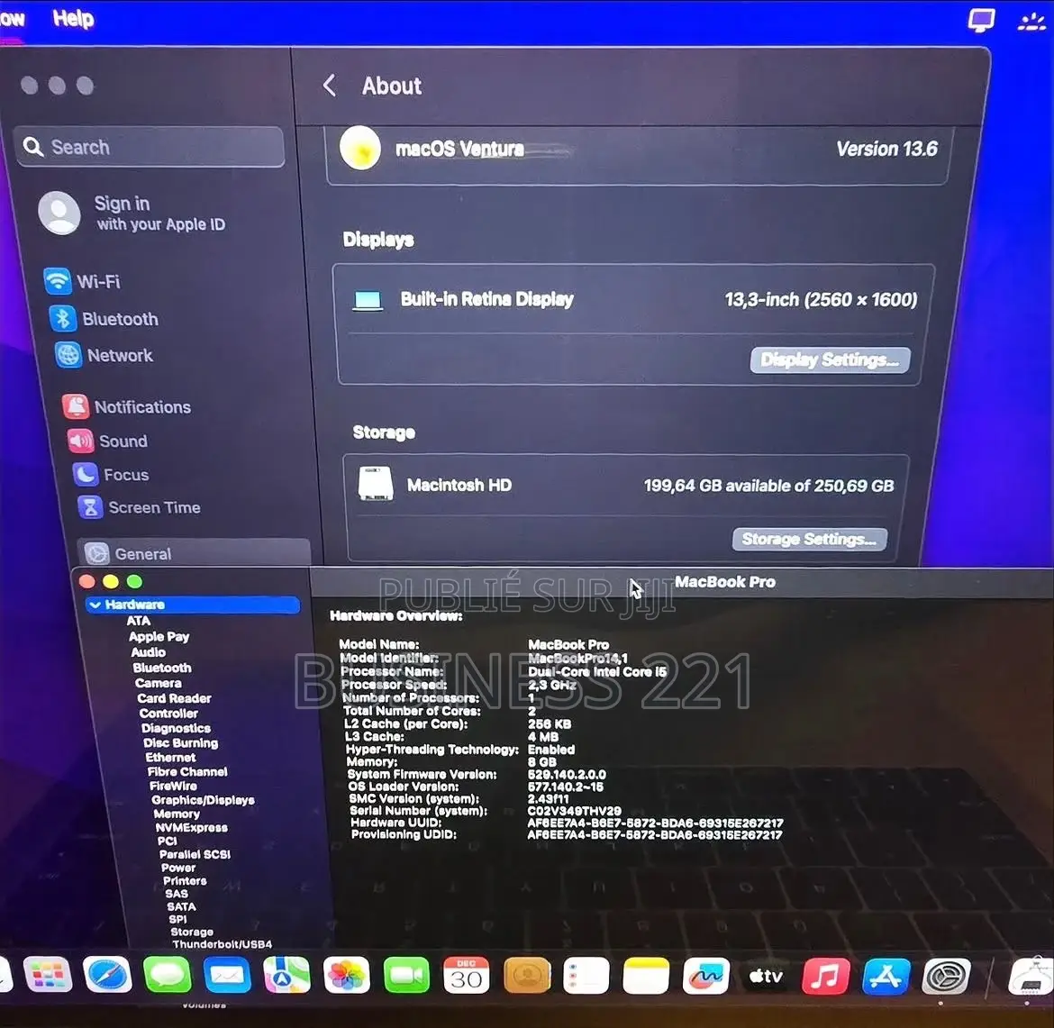 Nouveau Apple MacBook 2017 8GB Intel Core i5 SSD 256GB