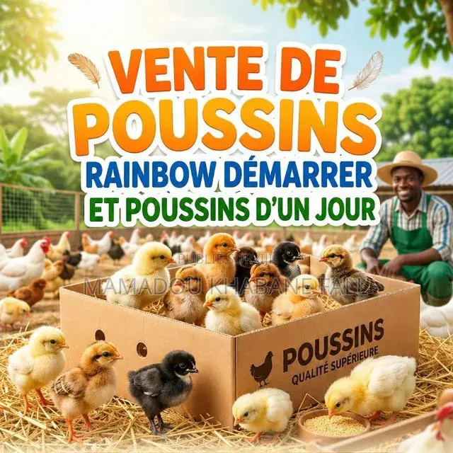 Poussins Rainbow