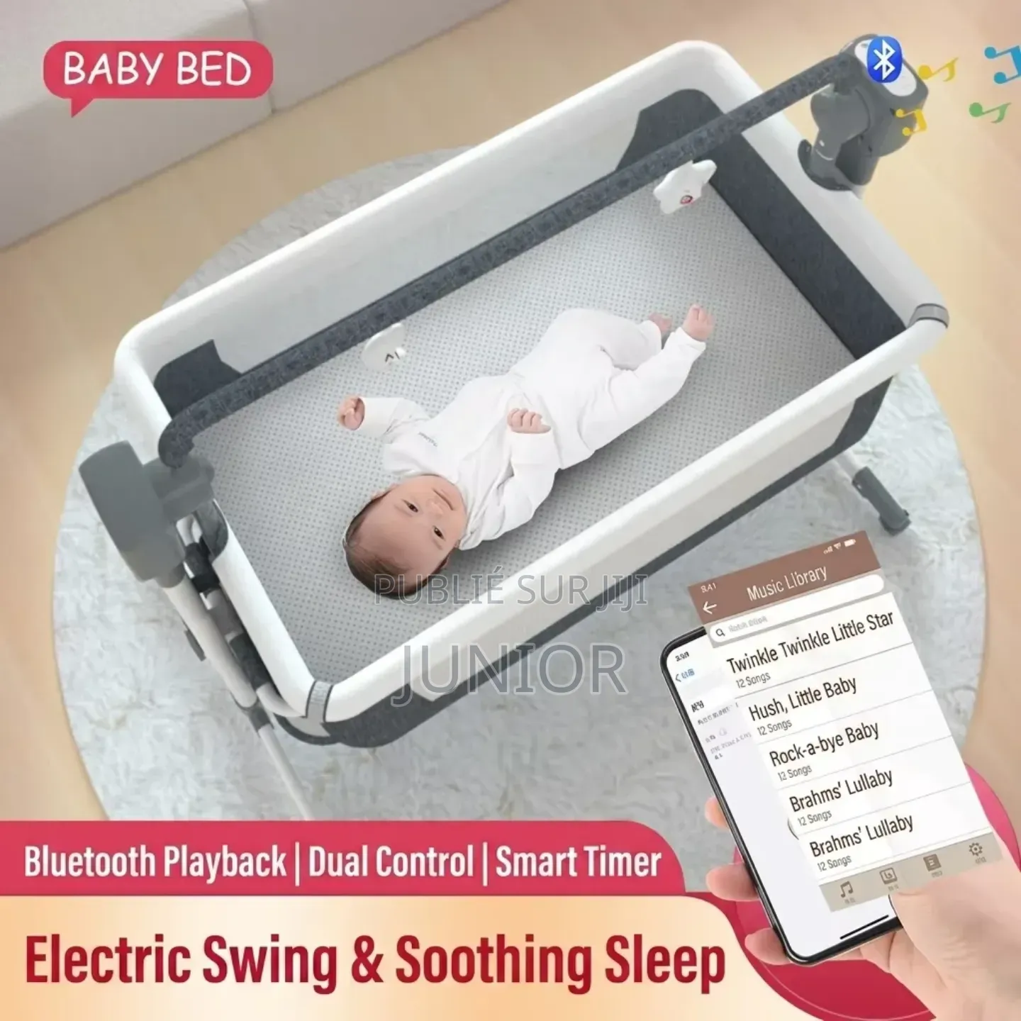Berceau Cododo Multifonction 3 en 1