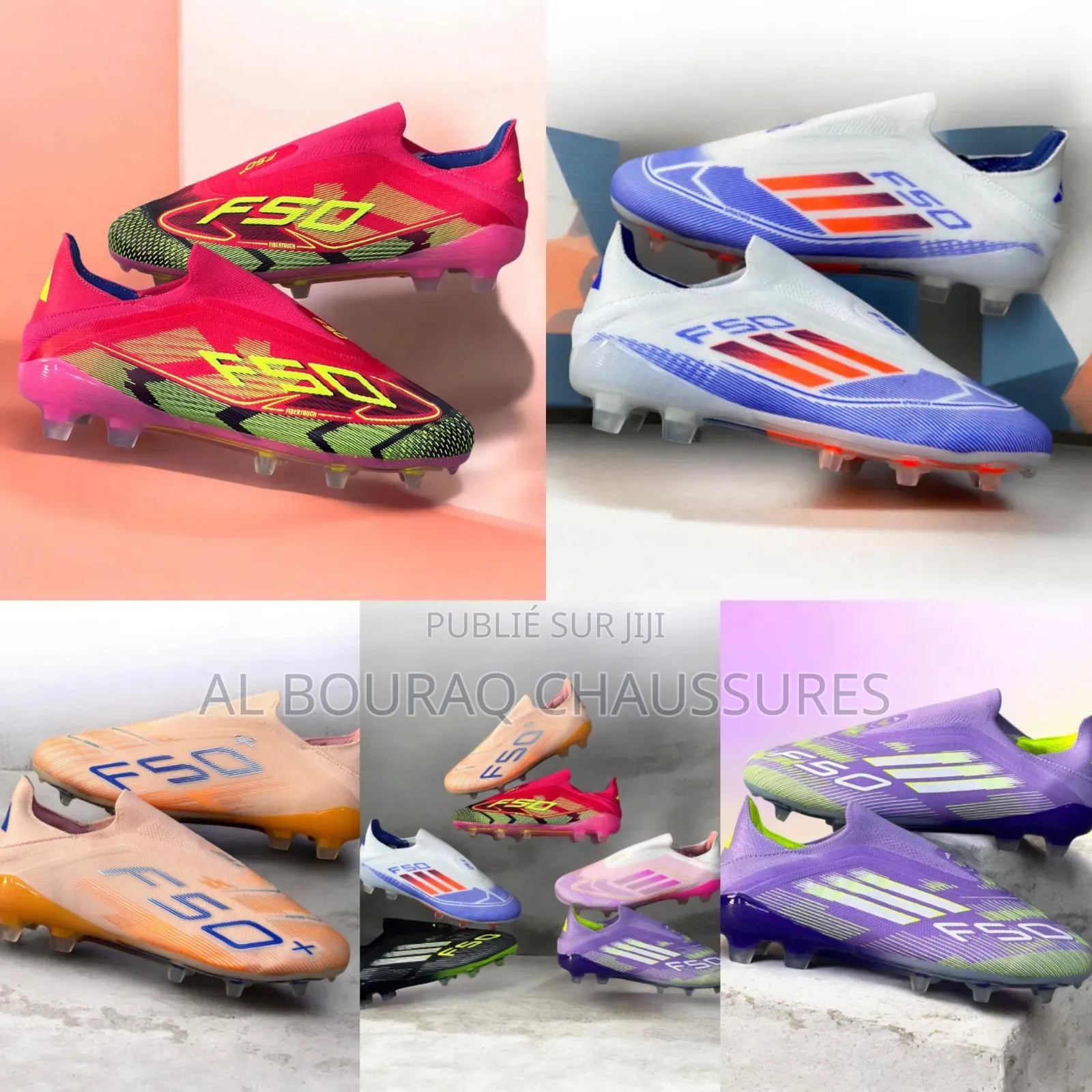 Crampons Adidas F50 (Sans Lacets) – Mystic Victory Pack