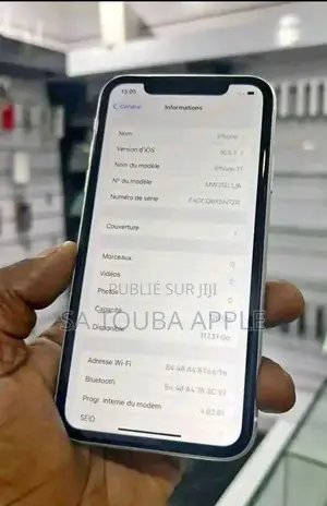 Nouveau Apple iPhone 11 256 GB Blanc