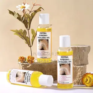 Huile Peeling Jaune Foncée Pour Peaux Sombres À La Vitamine C Et E,
