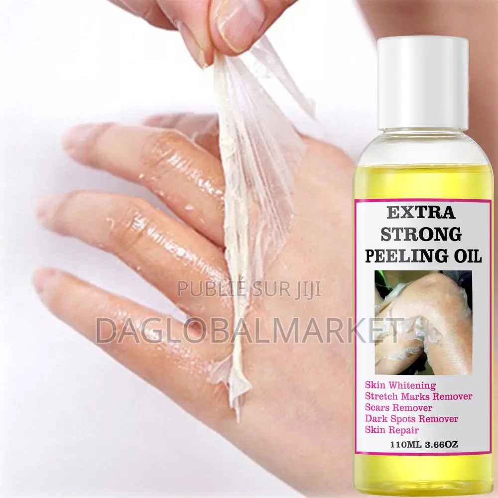 Huile Peeling Jaune Foncée Pour Peaux Sombres À La Vitamine C Et E,