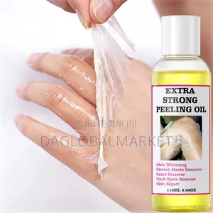 Huile Peeling Jaune Foncée Pour Peaux Sombres À La Vitamine C Et E,