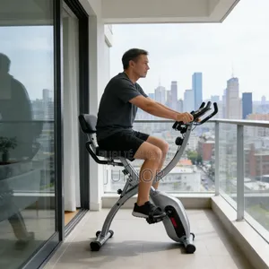 Vélo D’Appartement Pliable Avec Écran LCD Multifonction