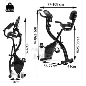 Vélo D’Appartement Pliable Avec Écran LCD Multifonction