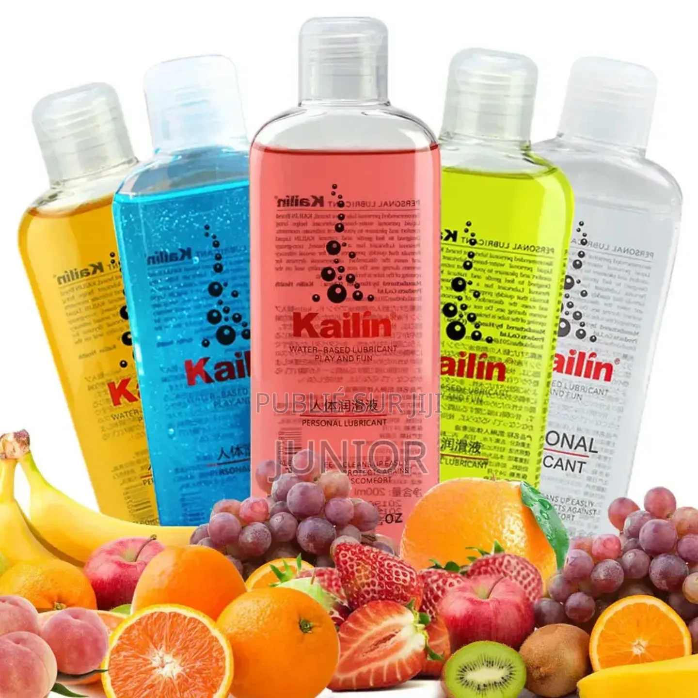 Pack De 02 Lubrifiants À Base d'Eau Pomme Et Fraise.