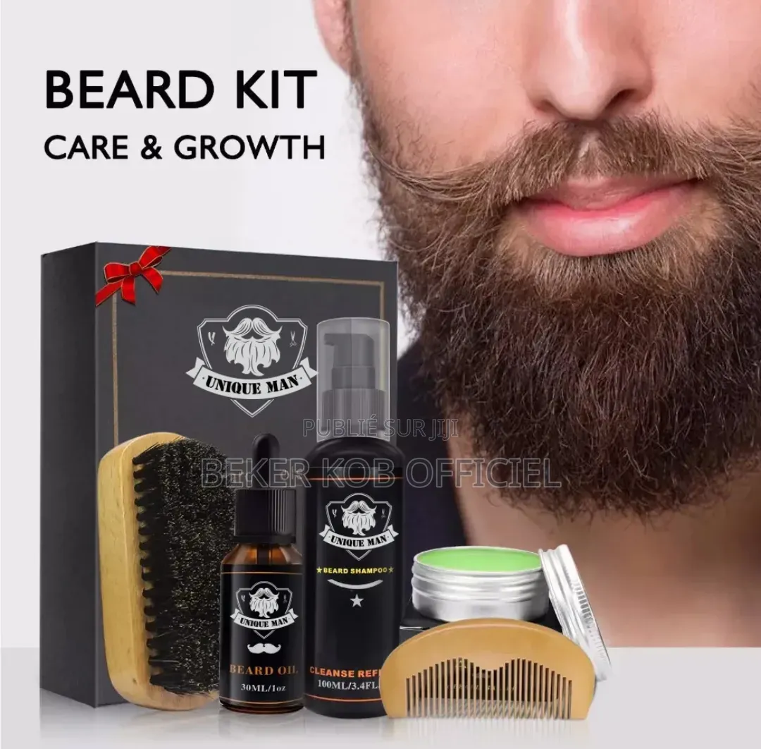 Kit Soins Barbe, Ensemble 4 Pièces