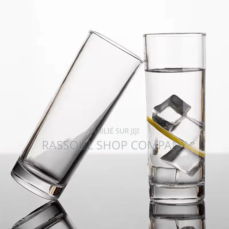 Tasse Long Drink Lourd 6 Pièces Prix:2000f Contact Whatsapp