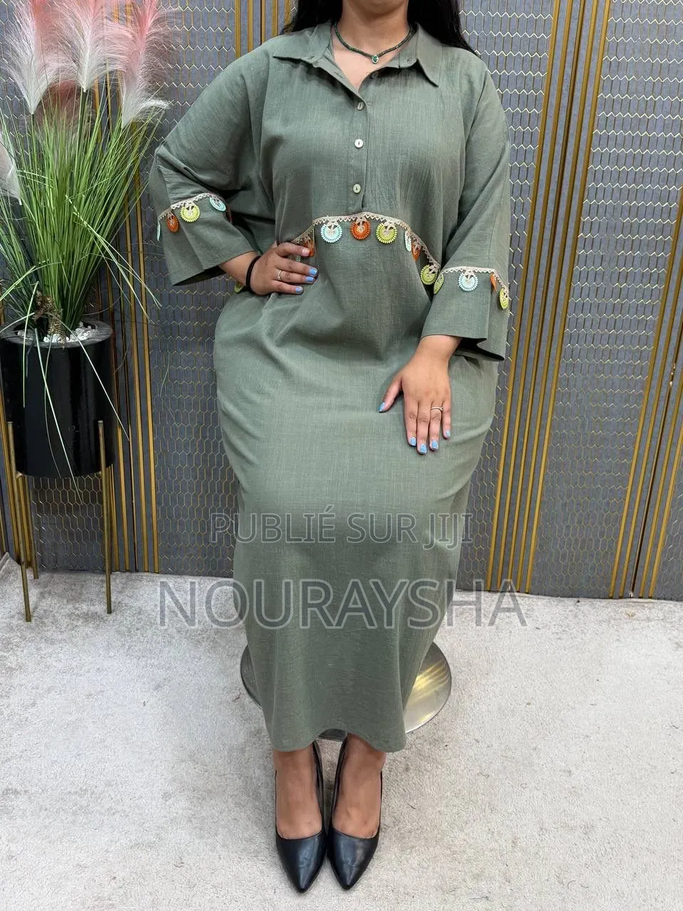 Robe Marocaine 3/4 en Lin