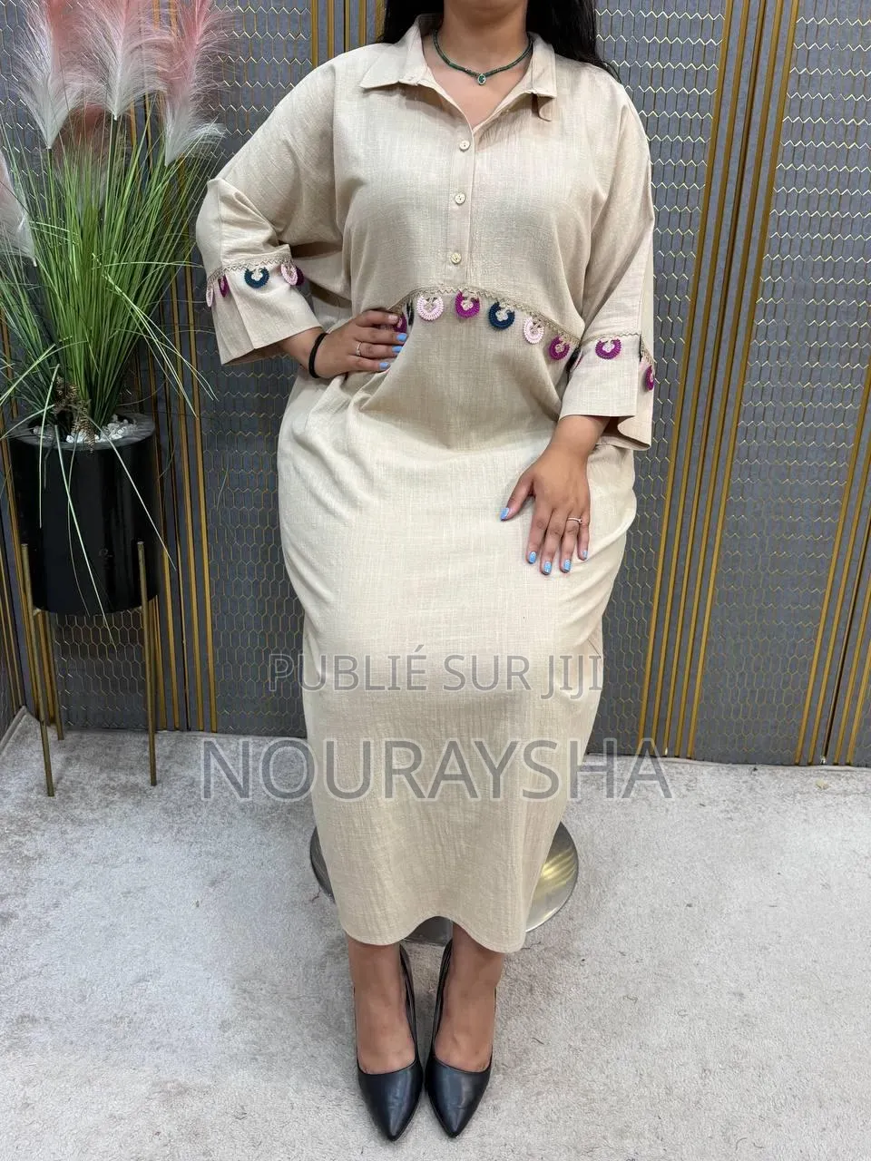 Robe Marocaine 3/4 en Lin