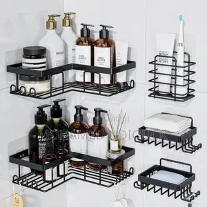 Lot De 5 Étagères De Rangement Avec Autocollantes Sans Perçage