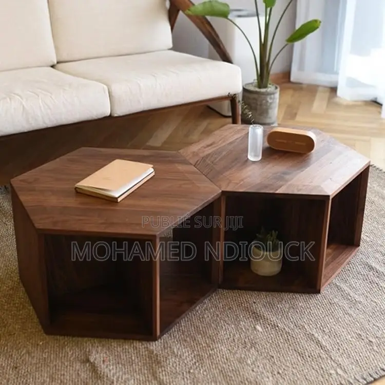 Table Basse en Bois Massif Stylée