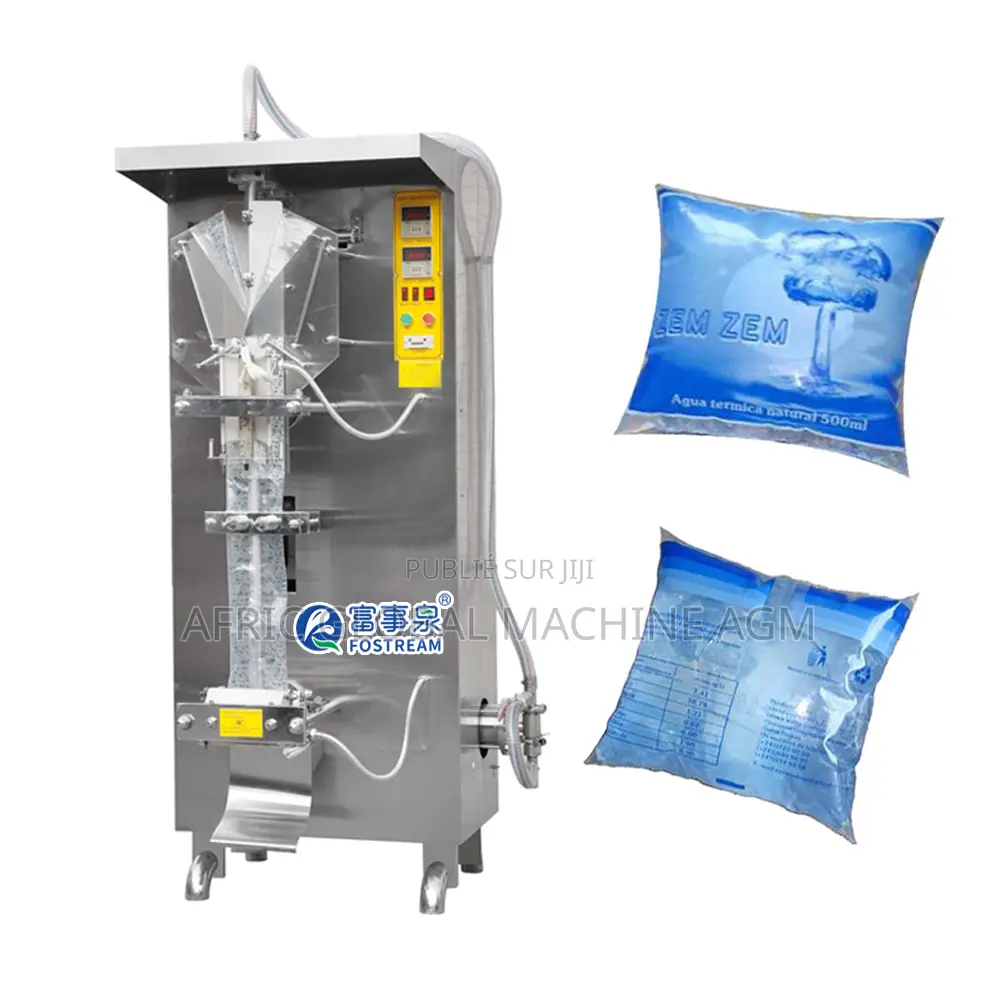 Un Pack Complet De Production D’Eau Pure en Sachet