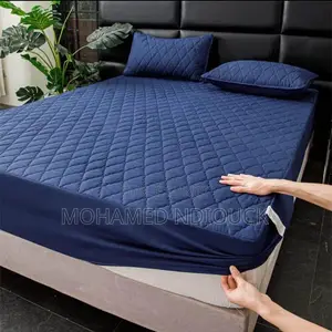 Housse De Protection Drap De Lit Imperméable Rembourré en Coton Lavabl