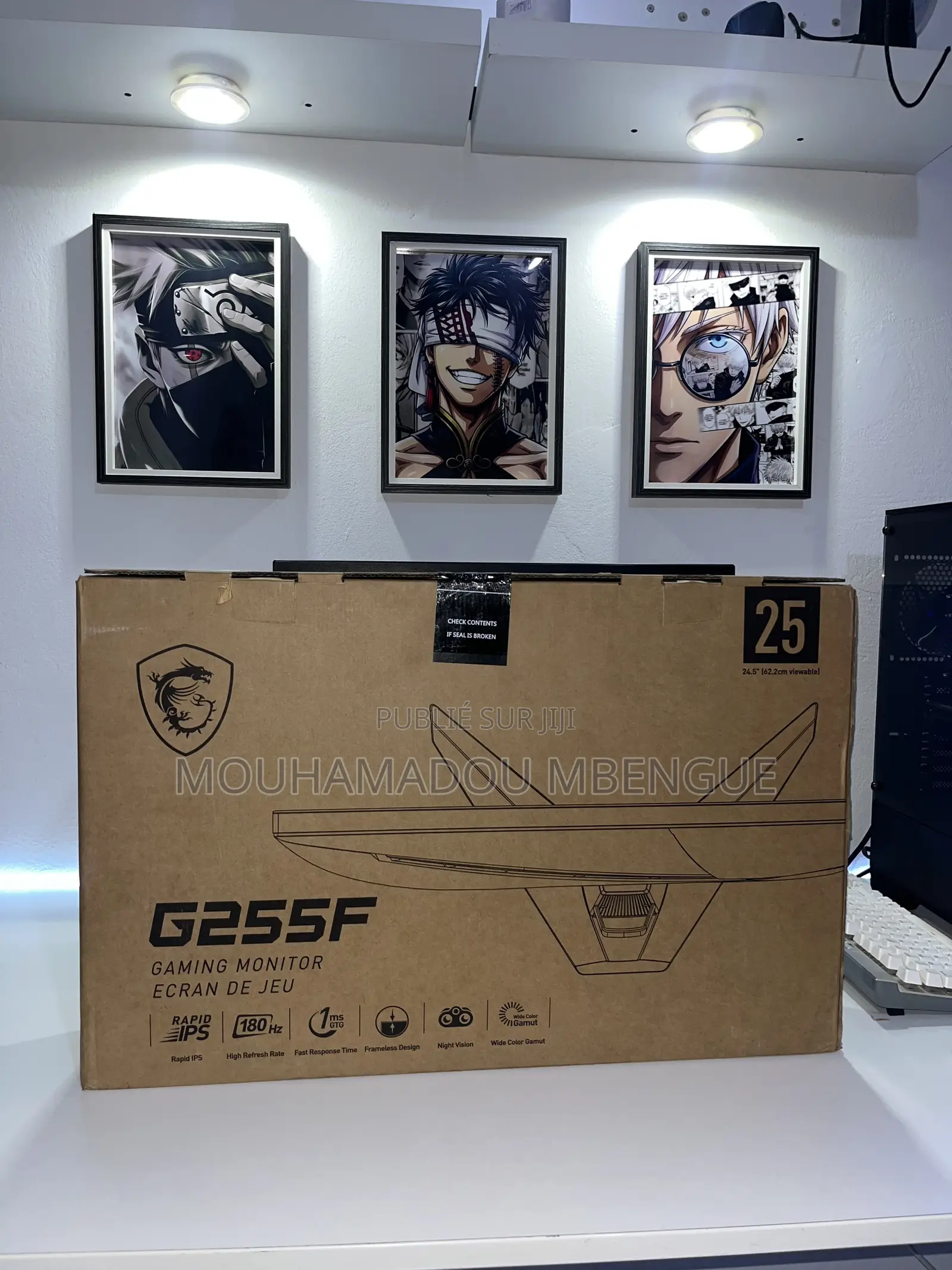 Ecran Msi G255f 25 Pouces FHD 180hz