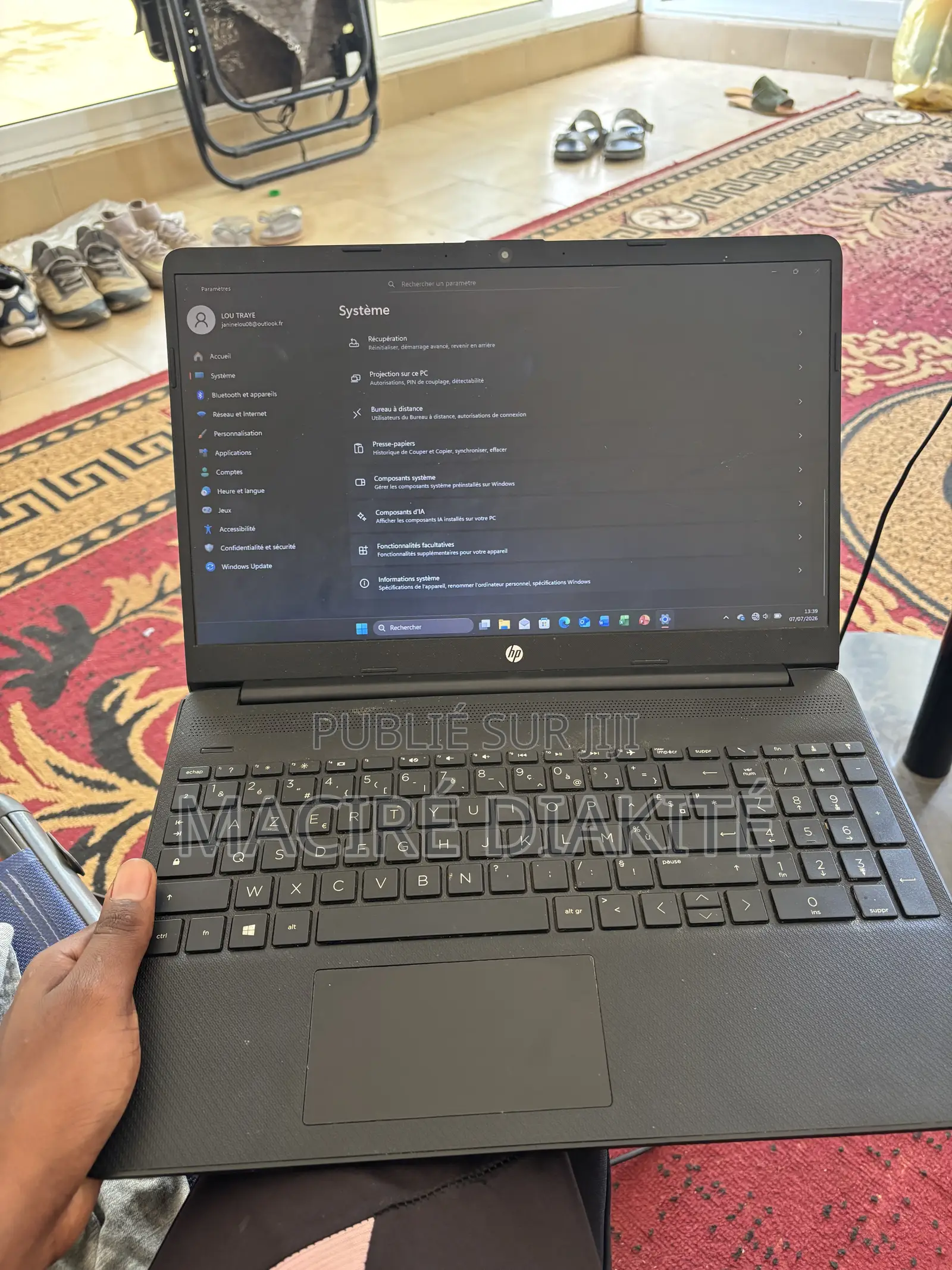 Ordinateur portable HP Autre 8GB Autre SSD 256GB