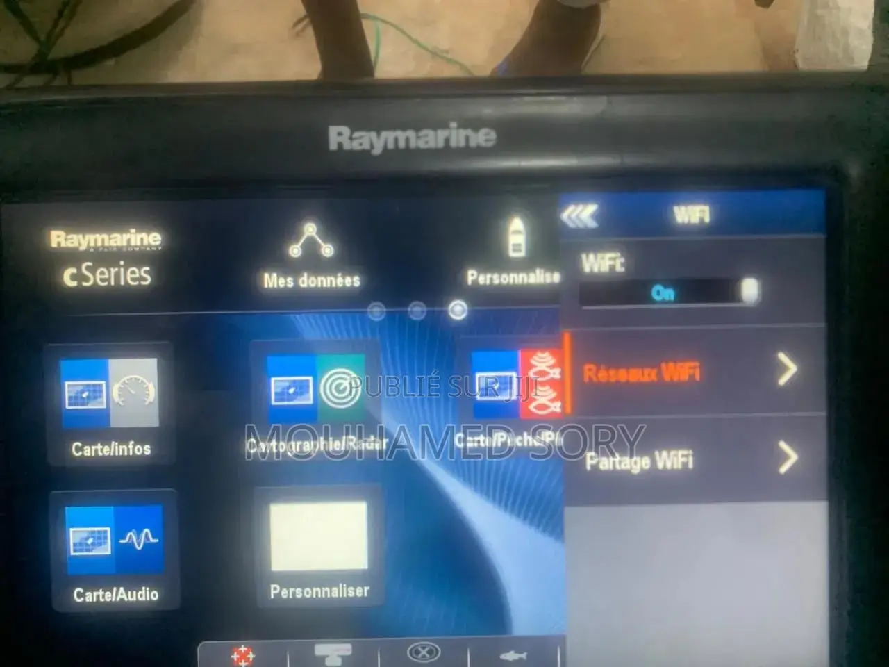 Raymarine Radars. Sondeur