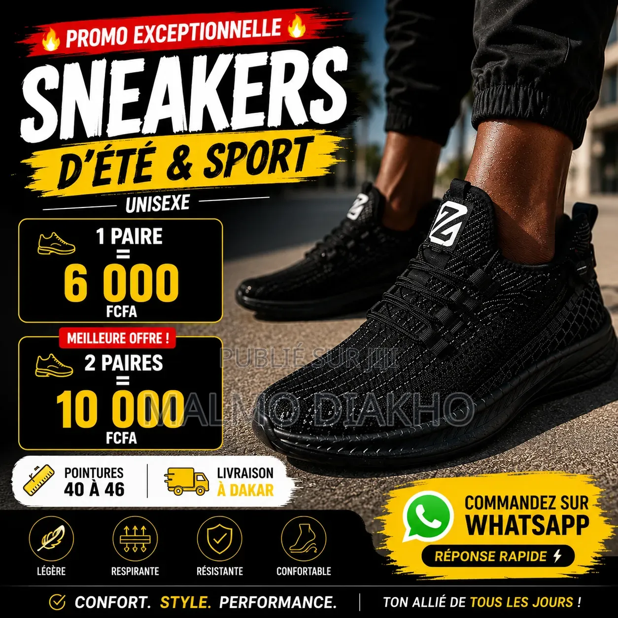 Sneakers d'Été Et De Sport Unisexe