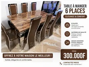 Table À Manger 6 Place Marble