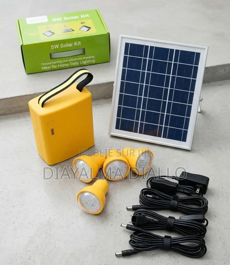 Système D'éclairage Solaire 5w