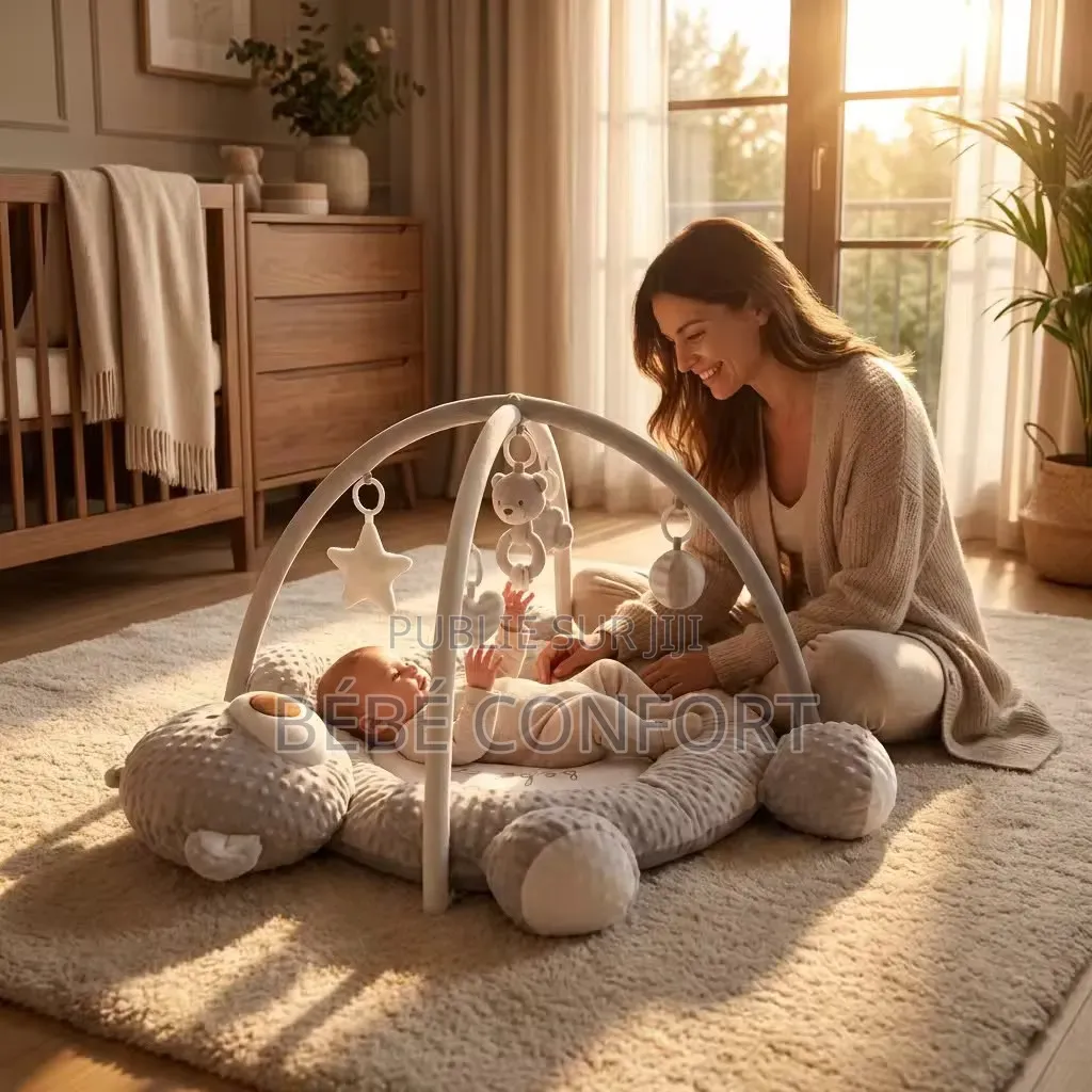 Tapis d'Éveil Moelleux en Peluche
