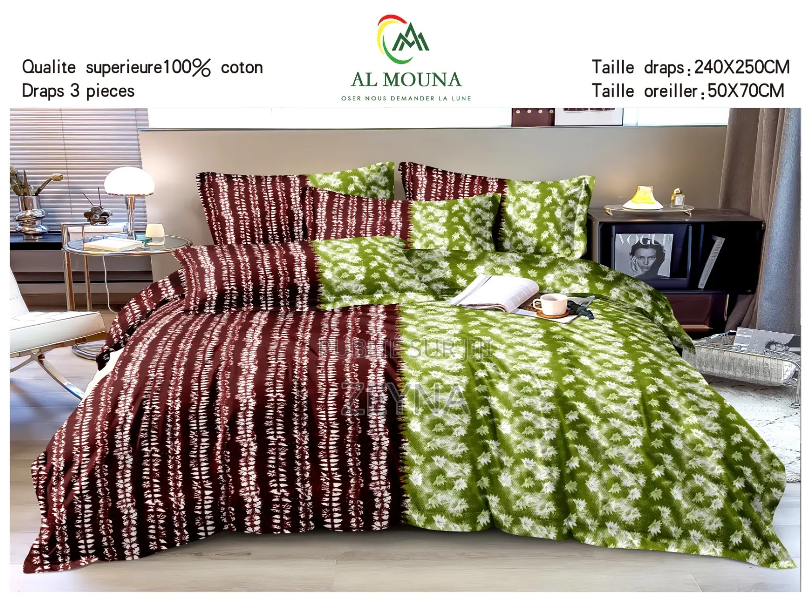 Draps en Coton Vente en Gros Et De Tail