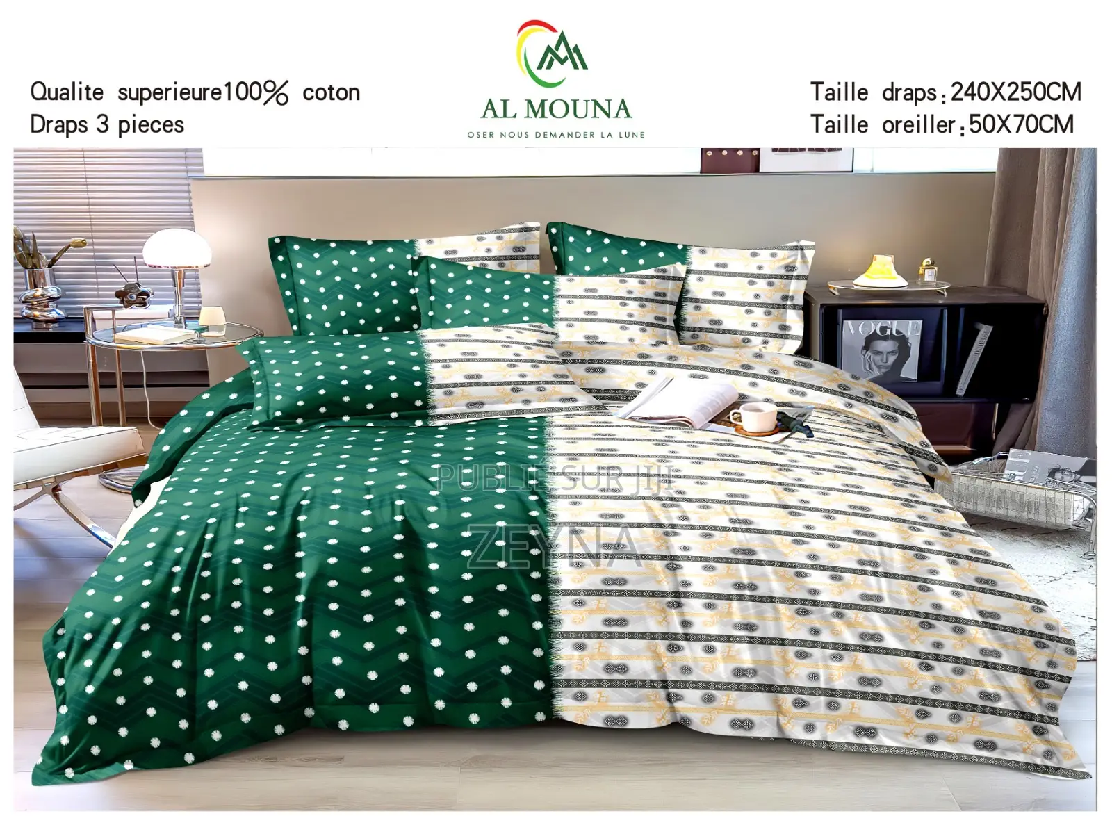 Draps en Coton Vente en Gros Et De Tail