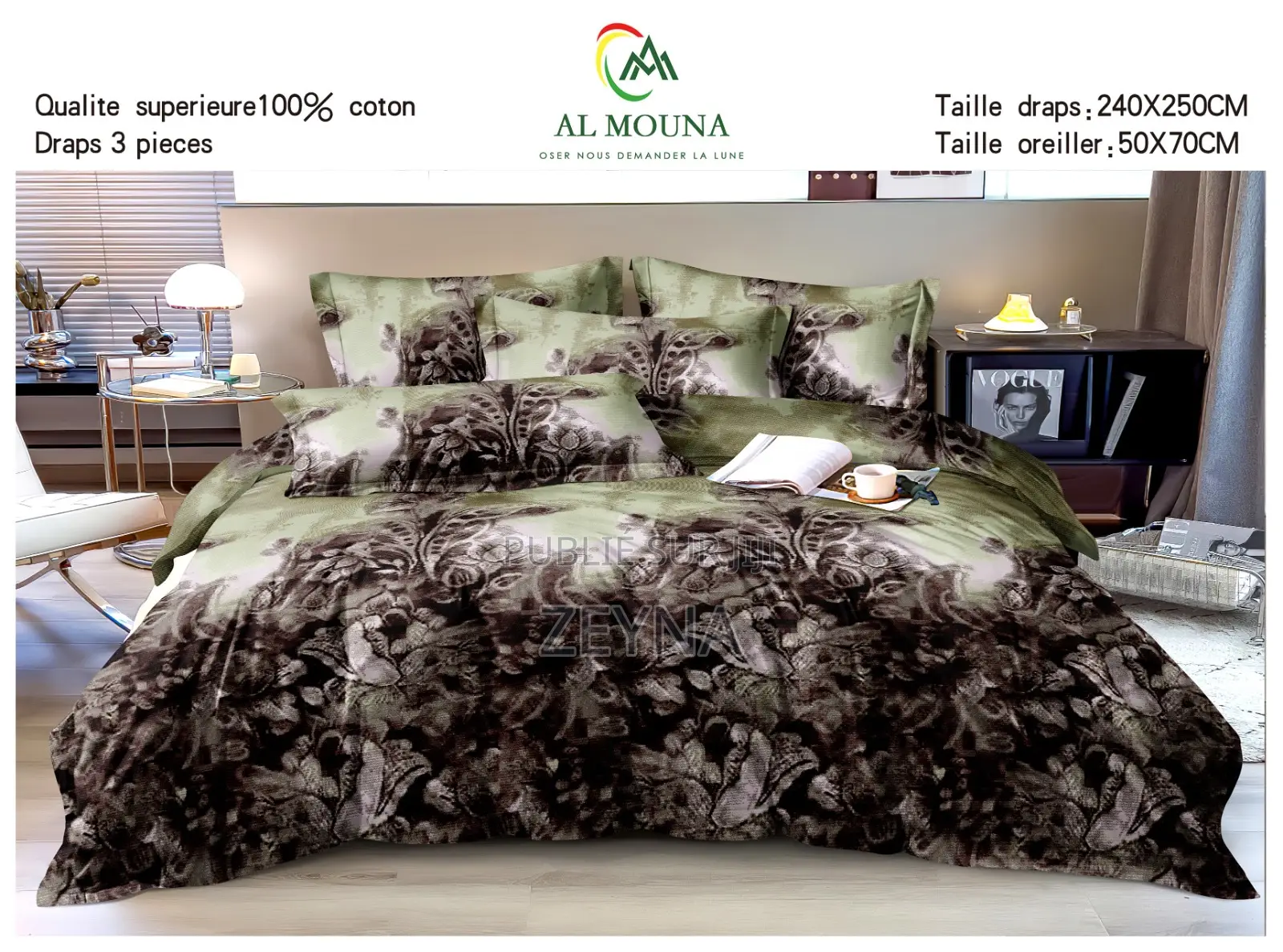 Draps en Coton Vente en Gros Et De Tail
