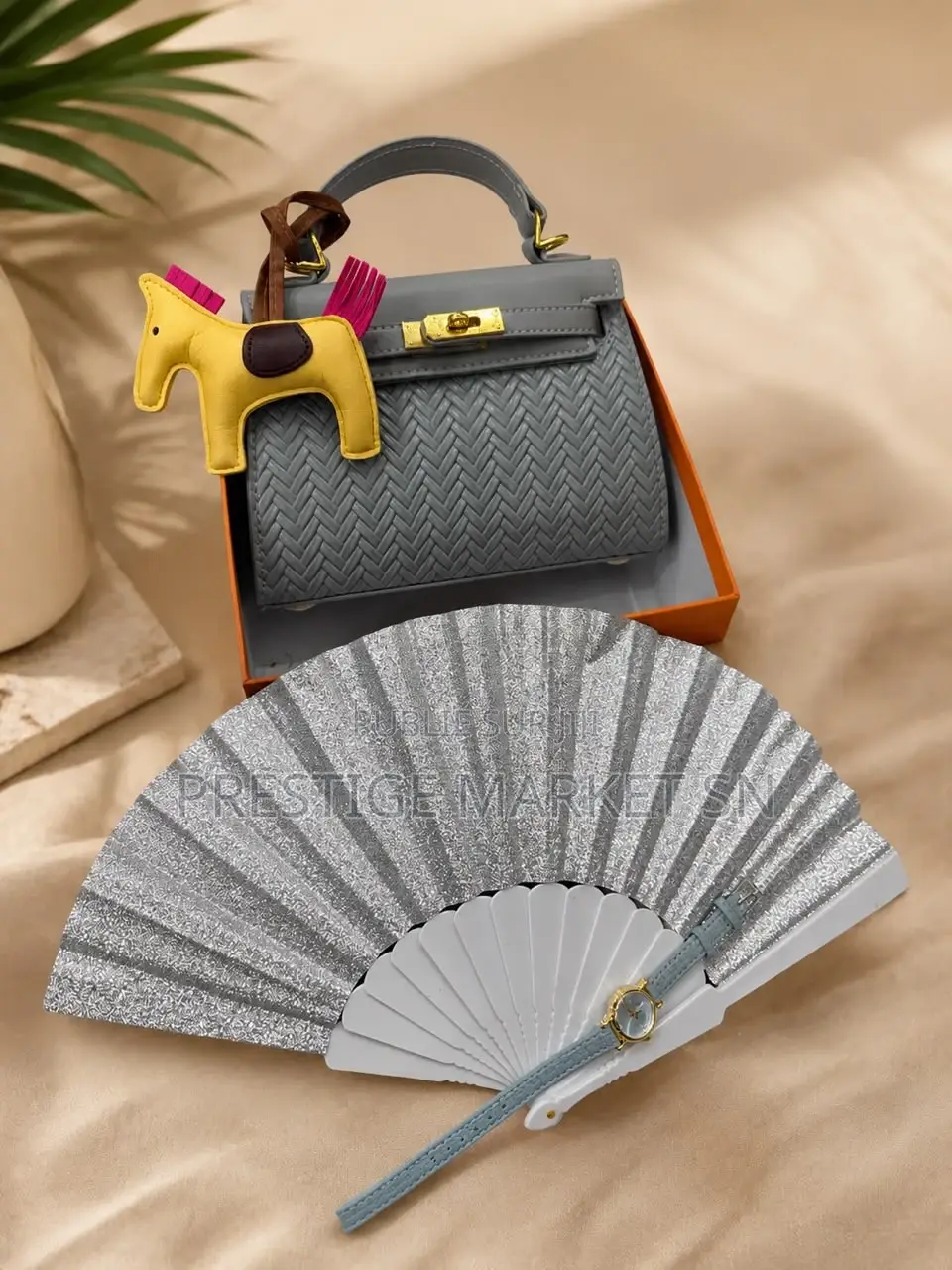Sacs Chic Tendance Éventail Scintillant Montre Élégante