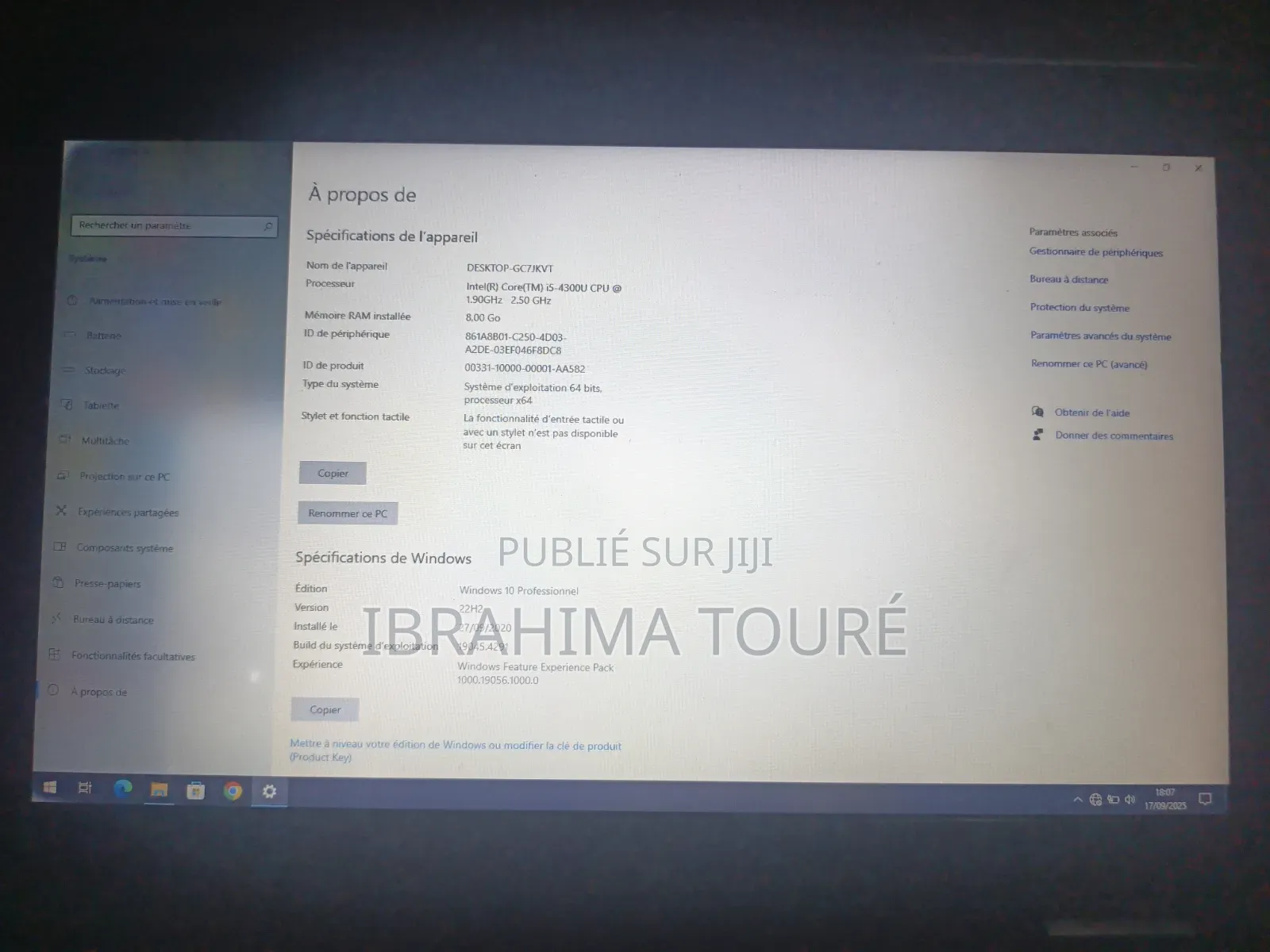 Ordinateur portable Dell Latitude 5440 8GB Intel Core i5 HDD 512GB