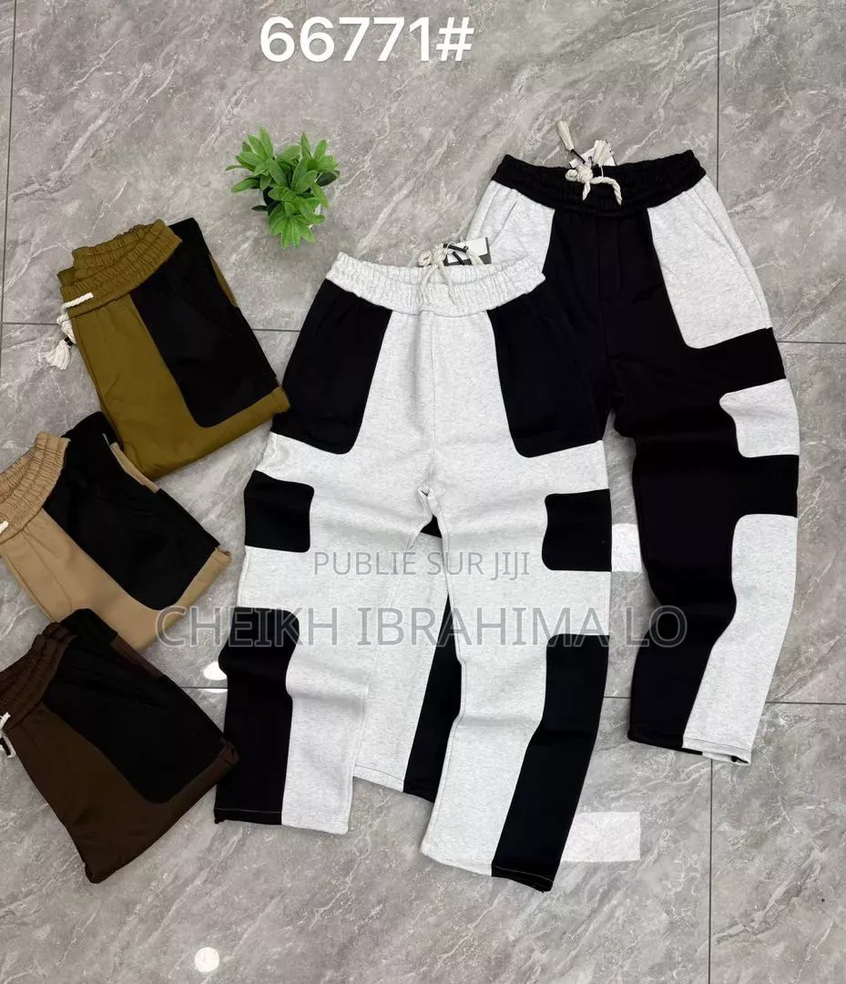 Pantalon Bas Larges Coton Original