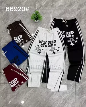 Pantalon Bas Larges Coton Original