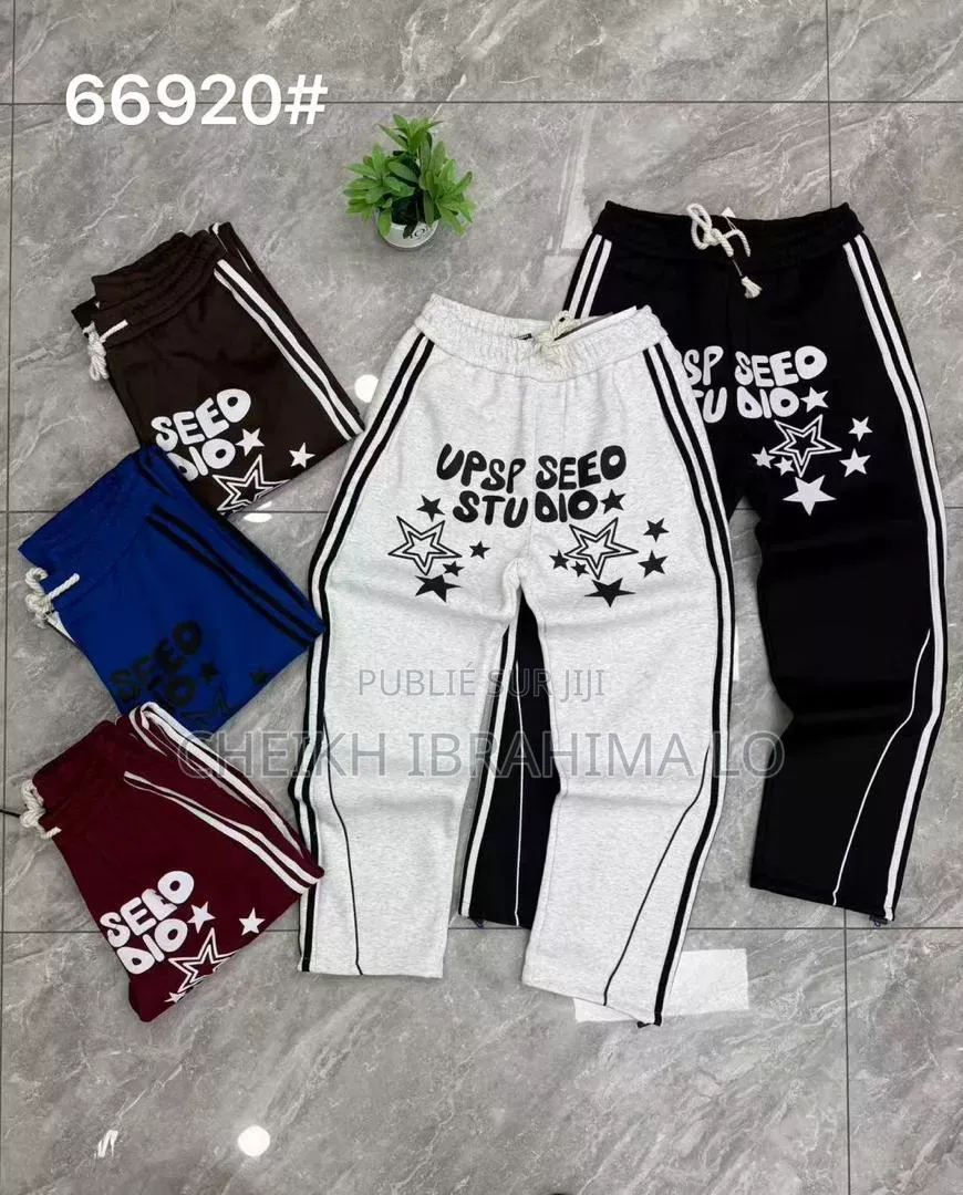 Pantalon Bas Larges Coton Original