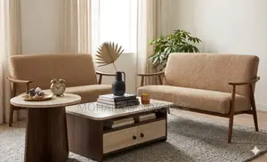Ensemble Table Rond Et Carré Avec Tiroir De Rangement À