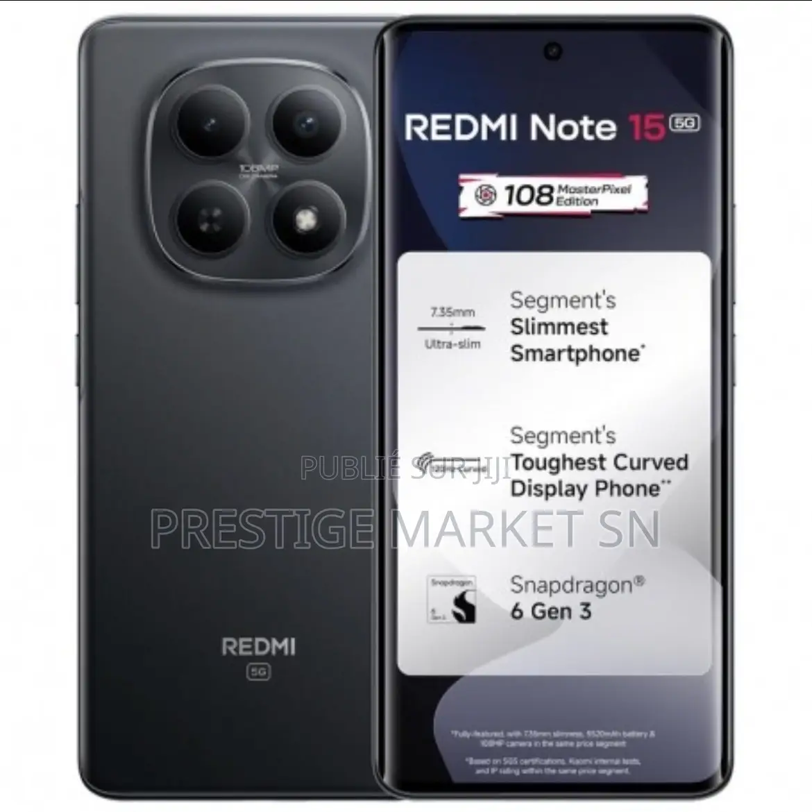 Nouveau Xiaomi Redmi Note 15 Pro 256 GB Rouge