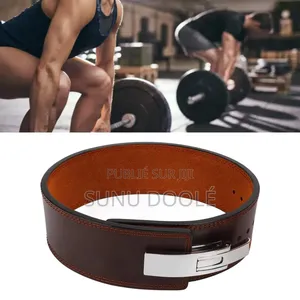Ceinture De Musculation en Cuir, Soutien Lombaire Pour Les Squats