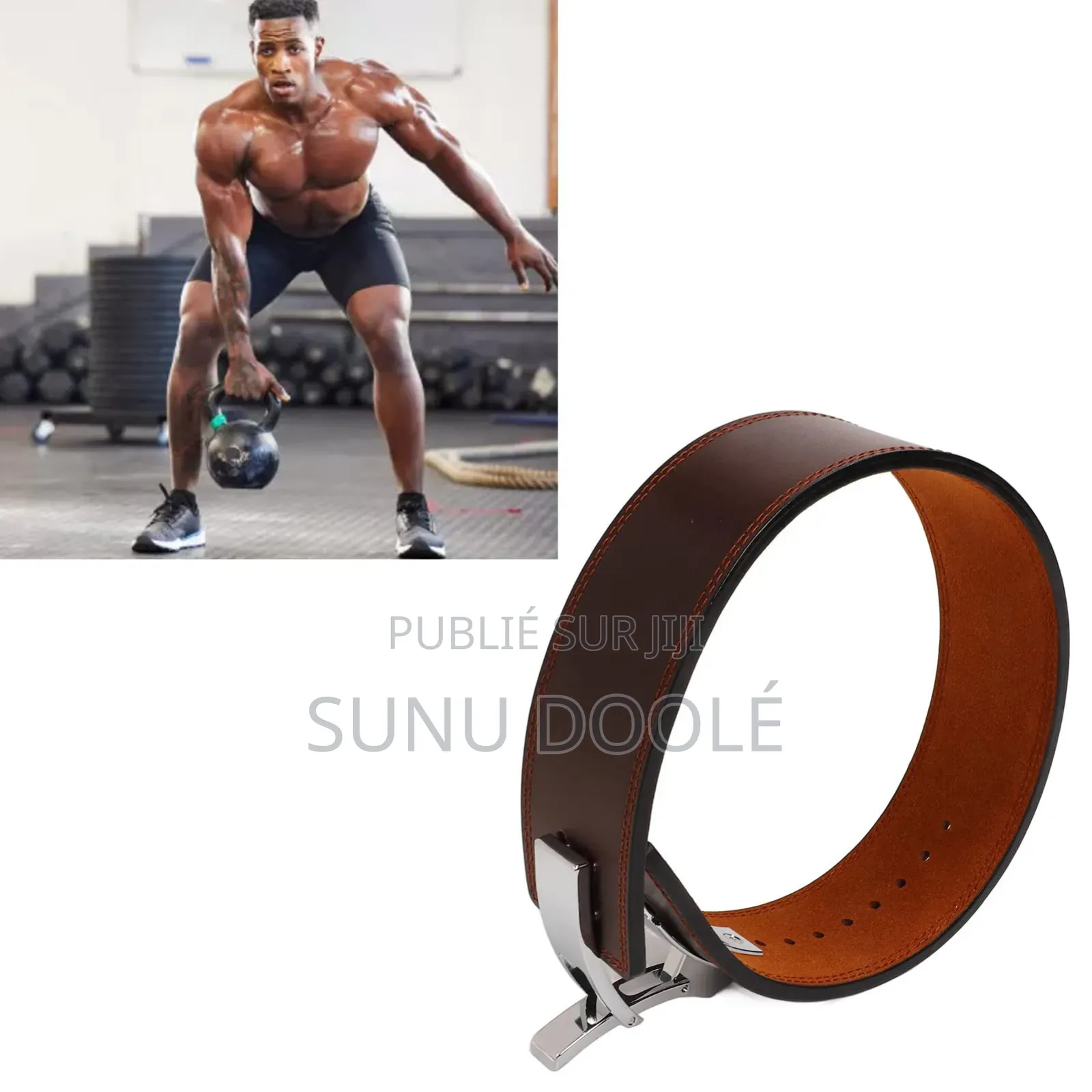 Ceinture De Musculation en Cuir, Soutien Lombaire Pour Les Squats
