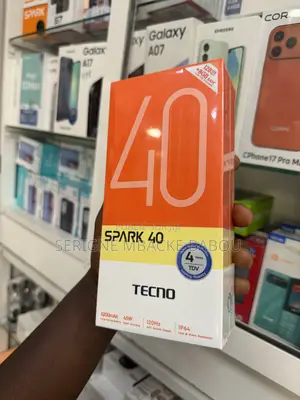 Nouveau Tecno Spark 40 128 GB Noir
