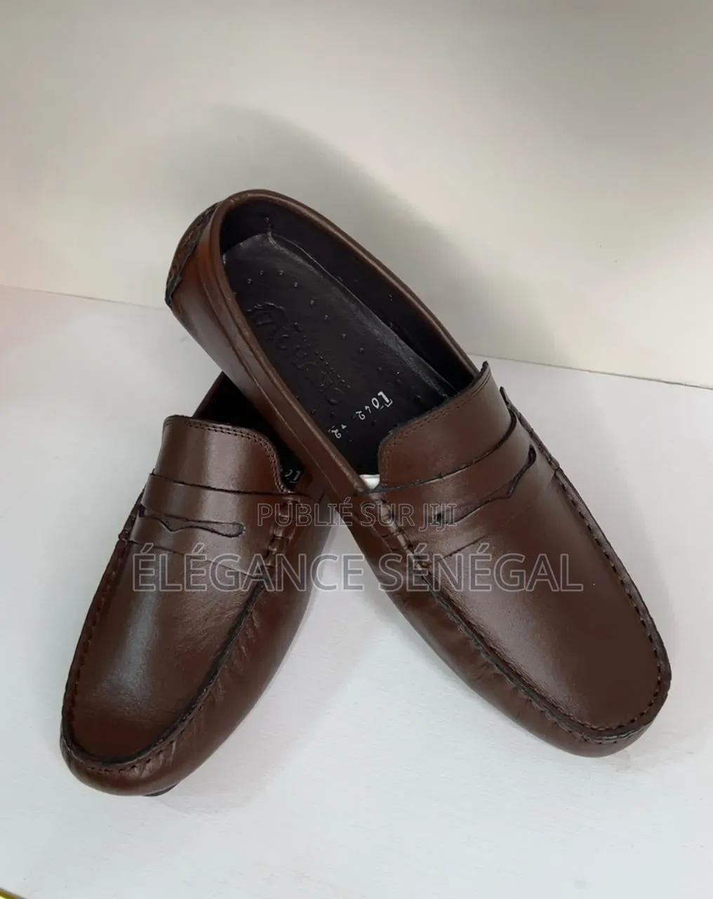 Mocassin Cuir Véritable Pour Homme Dakar