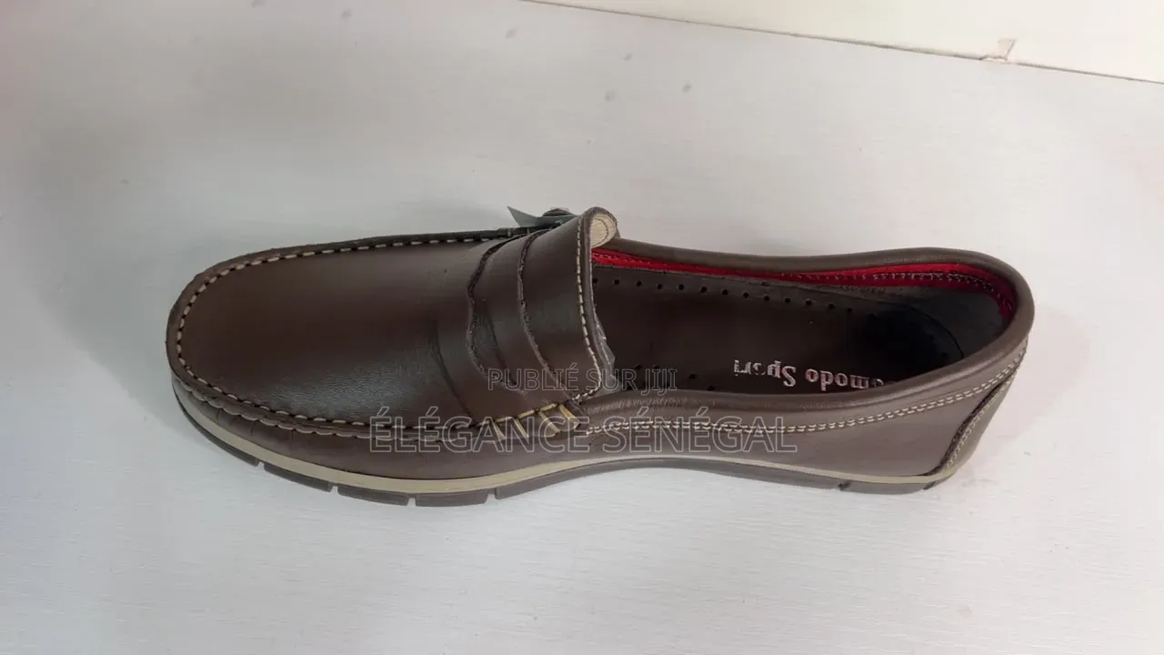 Mocassin Cuir Véritable Pour Homme Dakar
