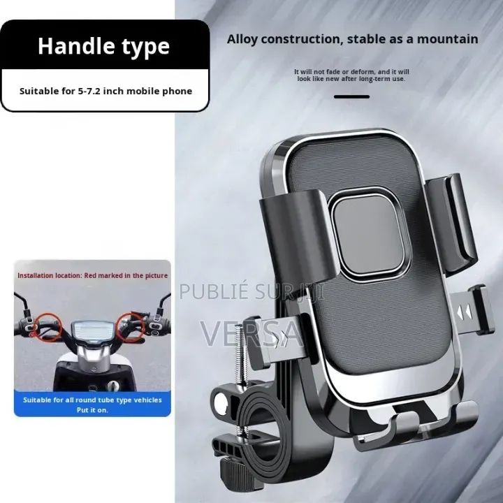  Support Téléphone Moto/Vélo – Stable Et Sécurisé